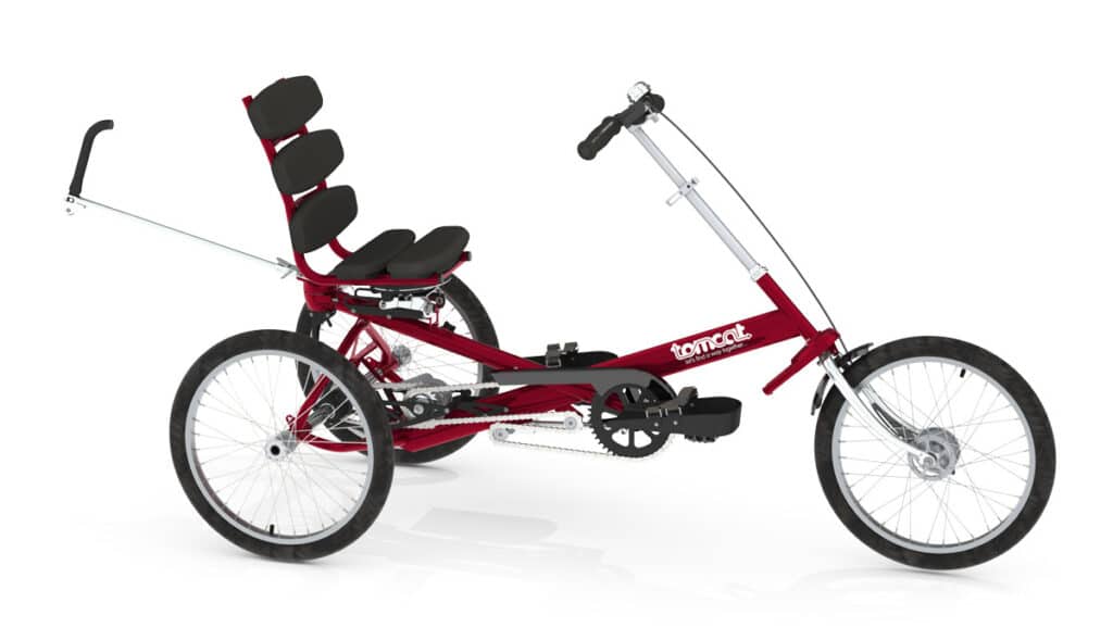 Therapiedreiräder von Tomcat und Albstore Kids für Kinder mit Behinderung
